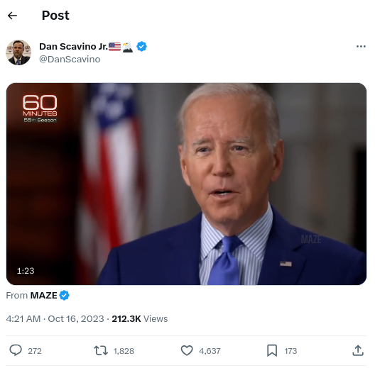 Scavino, Trump & Biden