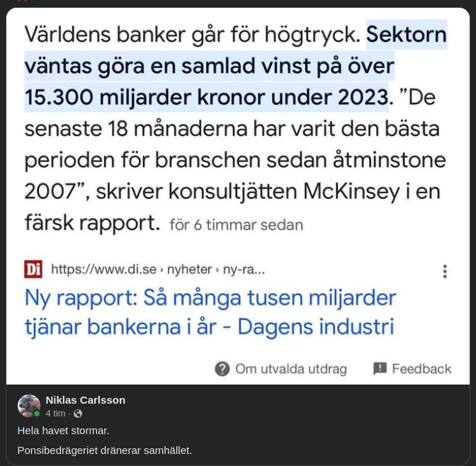 Världens Bankvinster