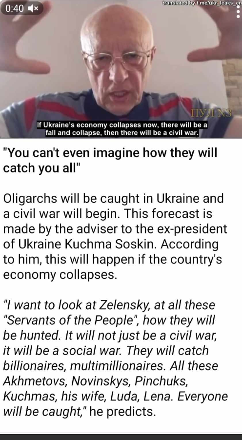 Om Ukrainas Ekonomi Kollapsar..