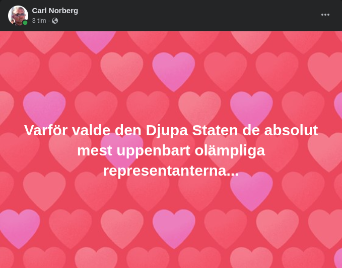Djupt Olämpliga Representantval