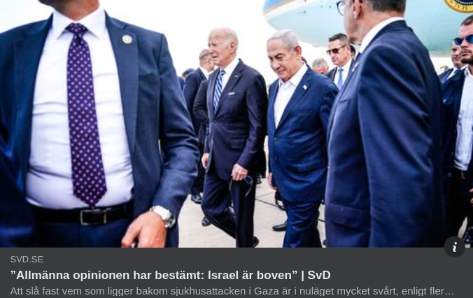 Strategiskt Israelplacerande Netanyahu