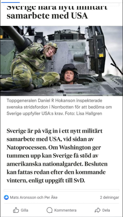 Svenskstödjande Amerikanskt Nationalgarde