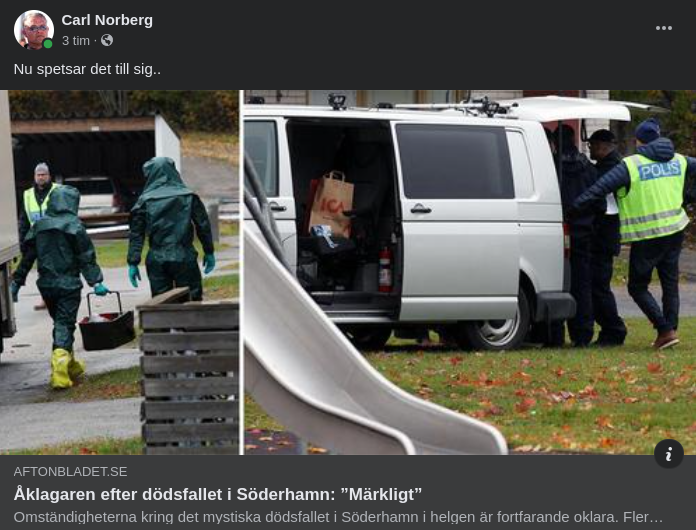 Märkligt Dödsfall I Söderhamn