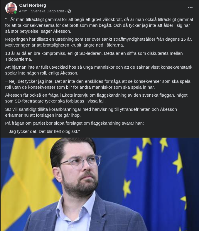 Fängslande 13-Årsgräns Logiskt För Jimpan