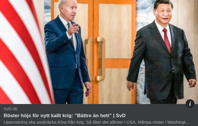 Kallt Krigsförespråkande