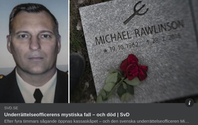 Olöst Underrättelseofficersdöd
