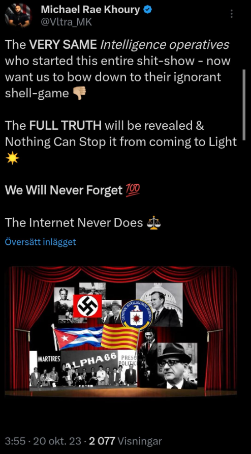 Rörande Underrättelseanställda Skitshowstartare