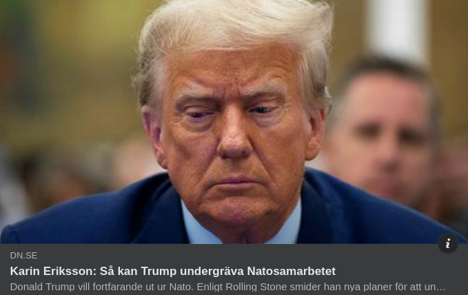 Trump & Nato I DN