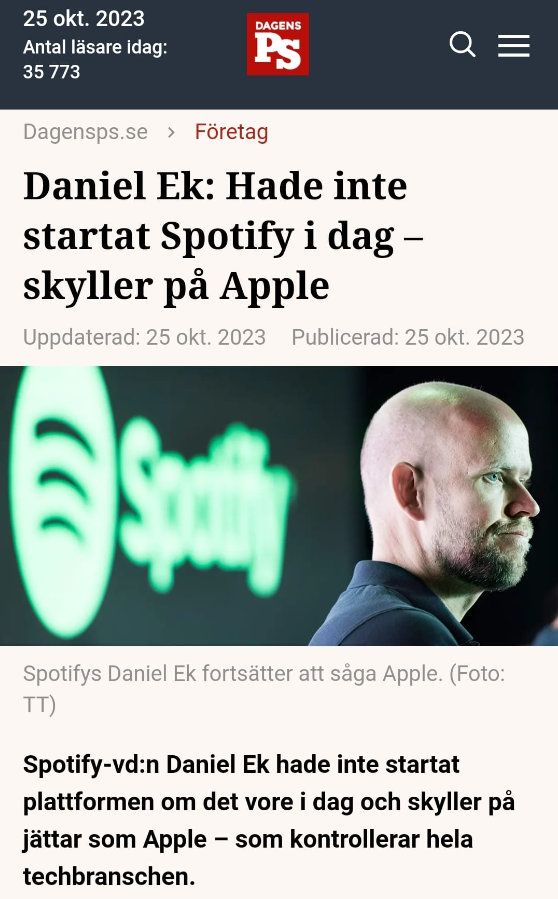 Spotify & Apple..
