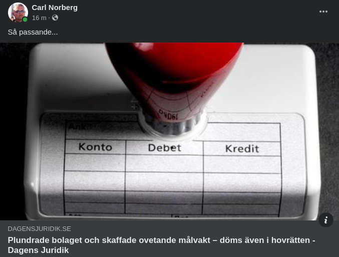 Bolagsplundring & Ovetande Målvakt