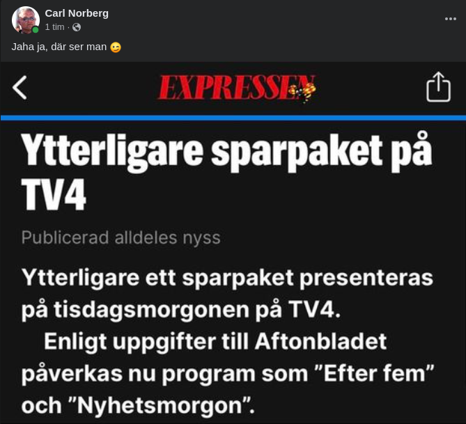 Fler Sparpaket För TV4