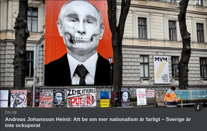 Funderingsvärt Från Ickeockuperat DN