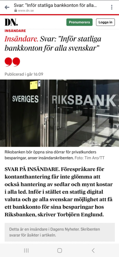 Enskilda Riksbankskonton