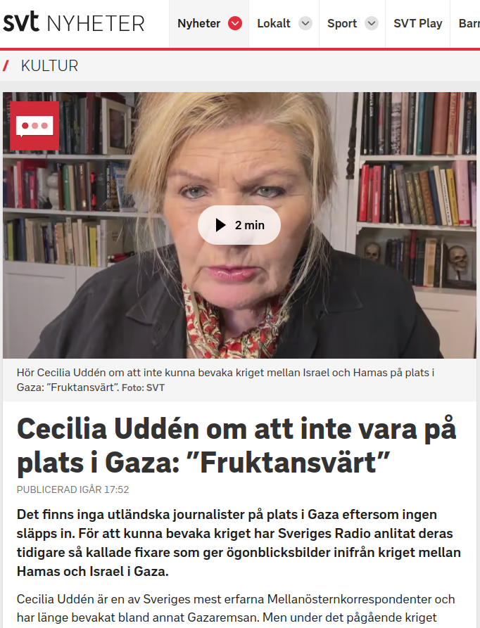 Fixarrapporterande SVT