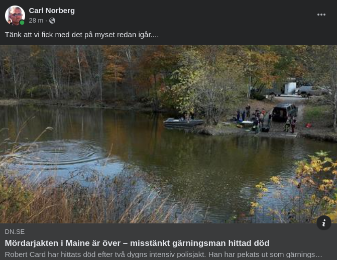 Dödligt Avslutad Mördarjakt