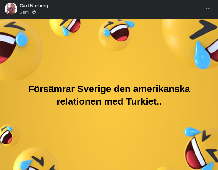 Relationsförsämrande Sverige..
