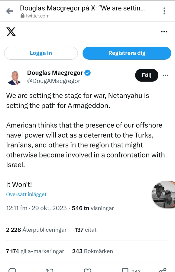 Macgregor Om Mellanöstern