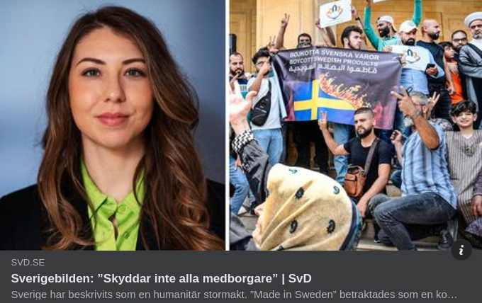 Oskyddande Sverigebild I SvD