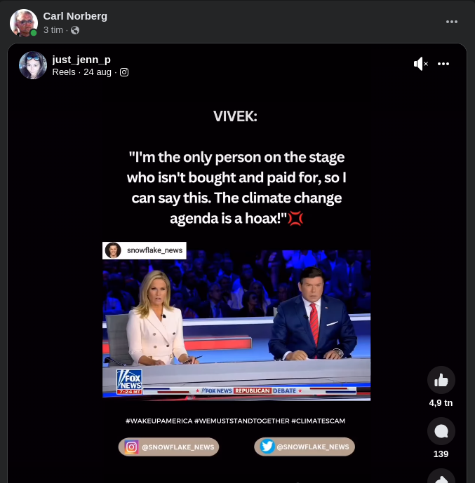 Klimatbluff I Amerikansk Politik