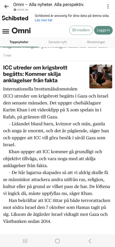 ICC, Gaza & Israel
