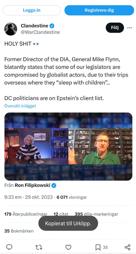 Flynn & Lagstiftande Pedofiler