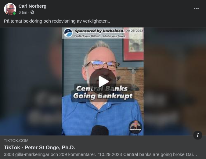 Bankbokförd Verklighetsredovisning
