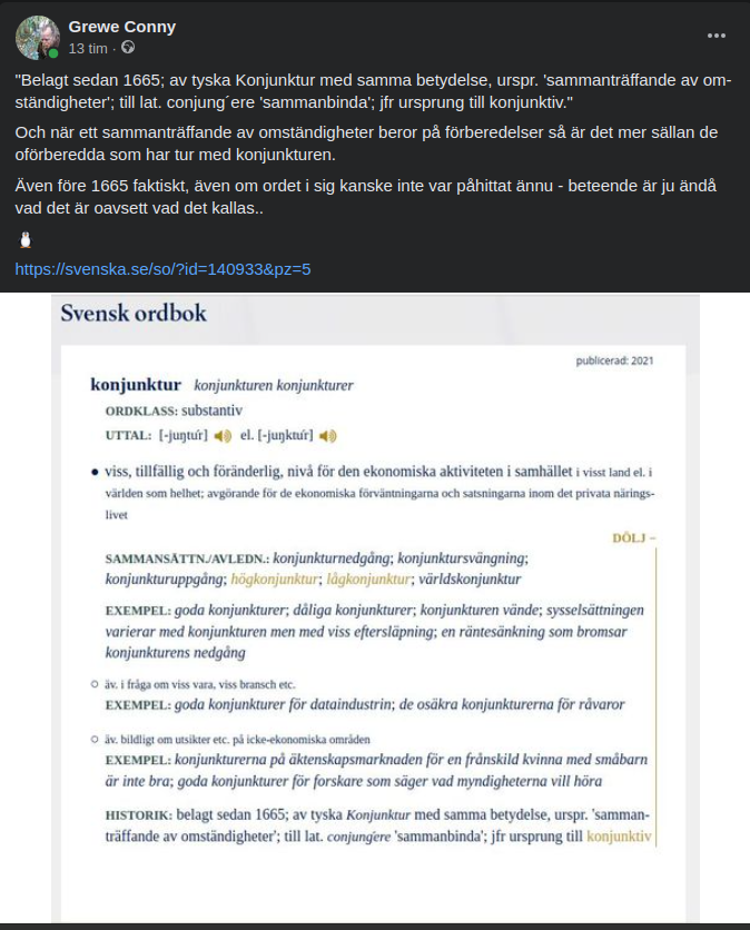 Konjukturiskt Sammanträffande Av Omständigheter