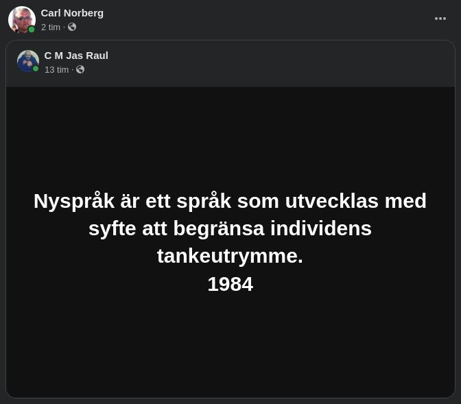 Begränsningssyftande Nyspråk