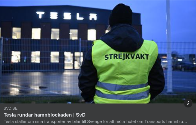 Hamnblockadsrundande Tesla