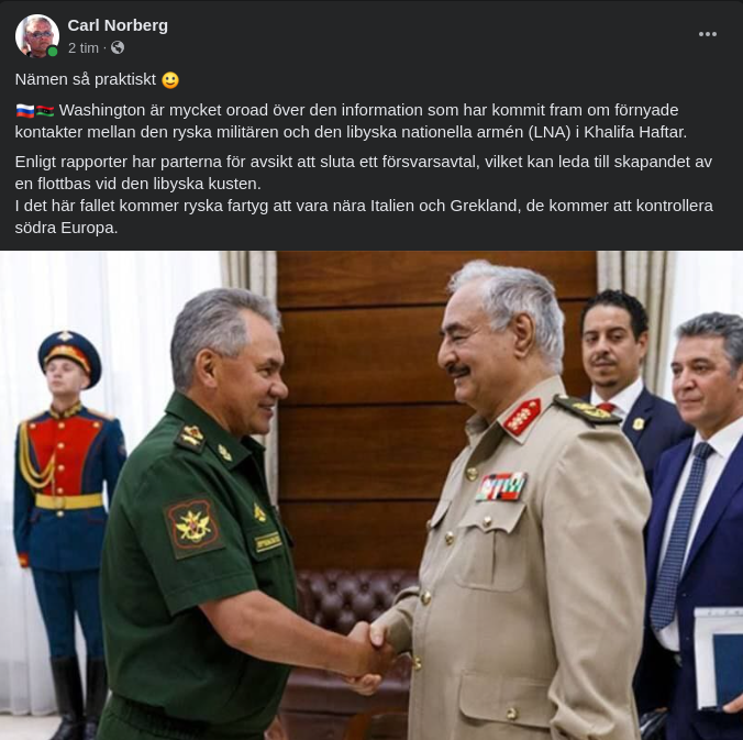 Libyen, Ryssland & En Flottbas