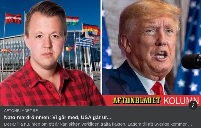 Aftonslaskets Nato-Mardrömmen