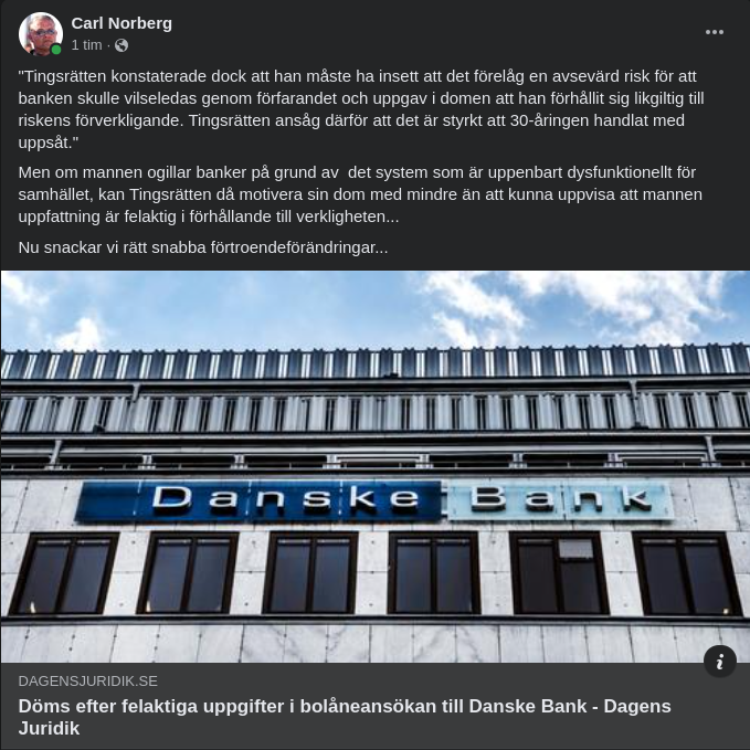 Dömd För Felaktiga Bolåneansökansuppgifter