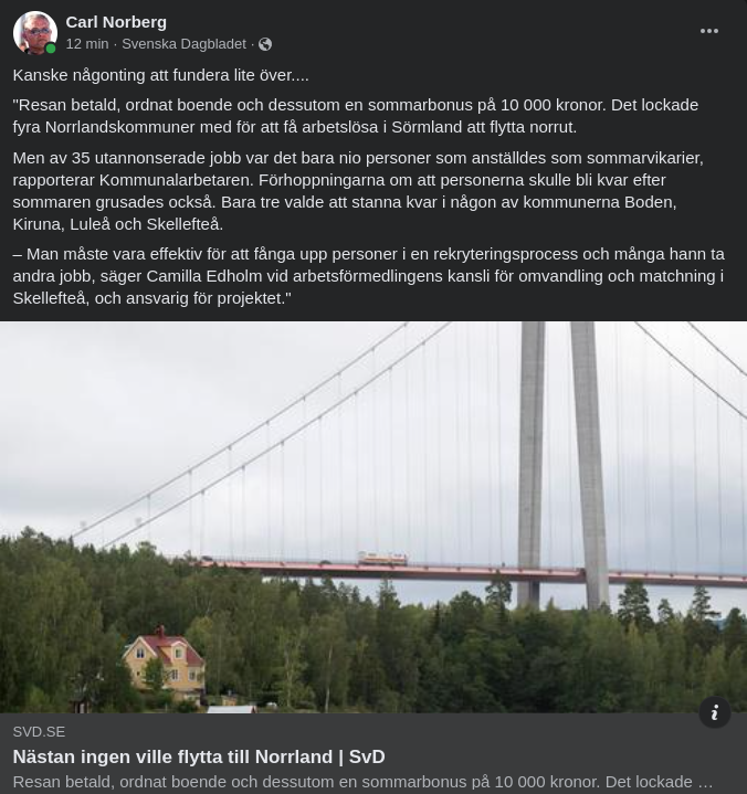 Ingen Vill Till Norrland