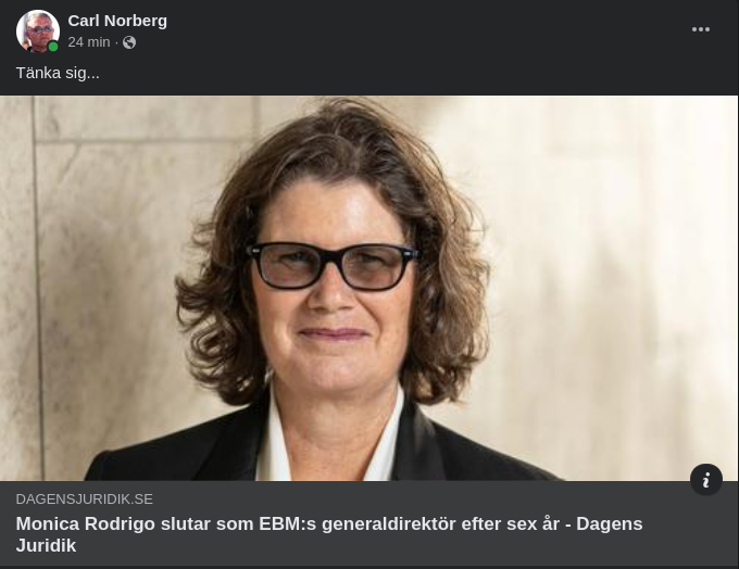 Monica Slutar Som EBM-GD