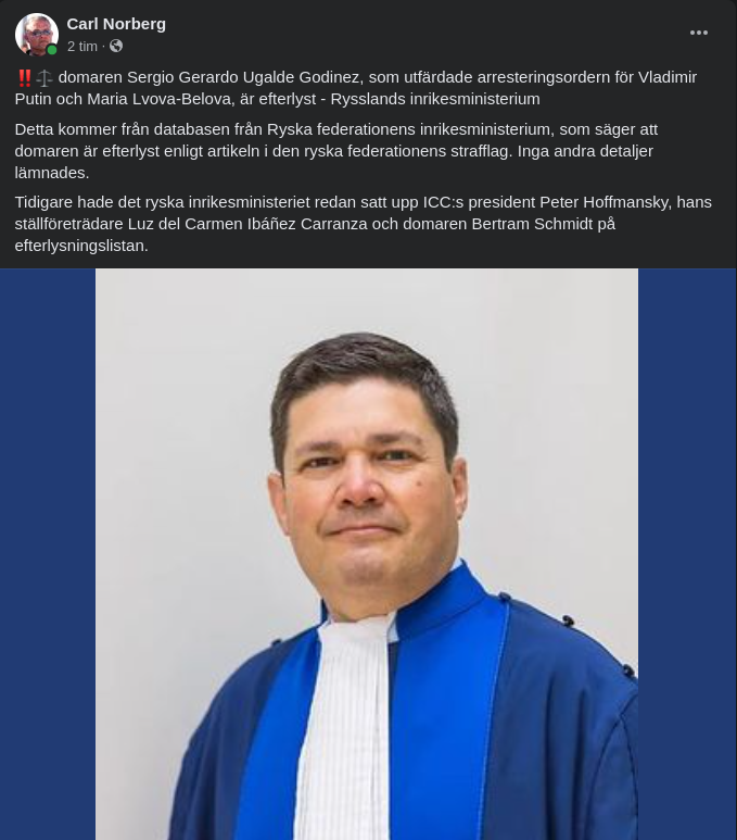 Ryskt Efterlysta Domare