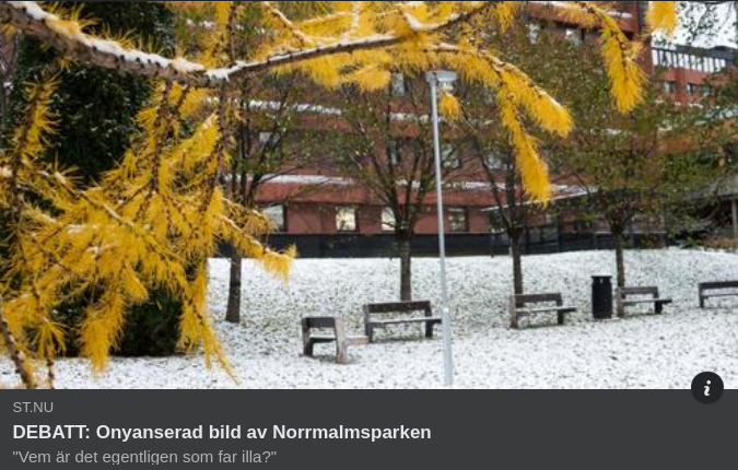 Bildnyanser Från Sundsvalls Norrmalmspark