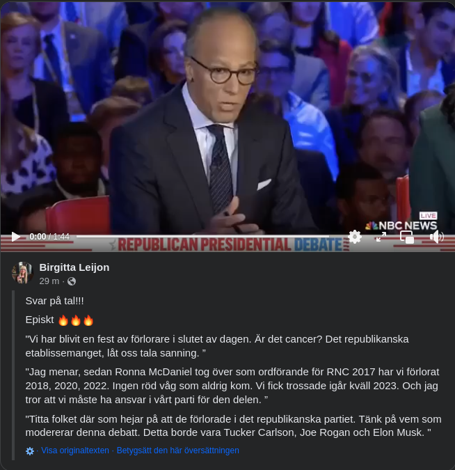 Vivek Ramaswamy I Tredje Primärvalsdebatten