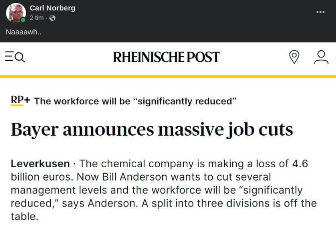 Förlust För Bayer
