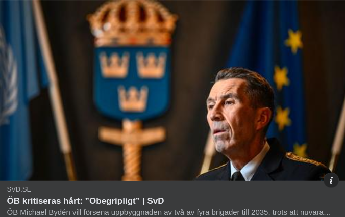 Obegriplig ÖB I SvD