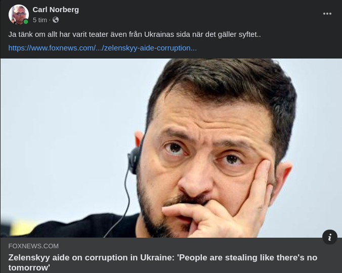 Ukrainskt Galopperande Korruption