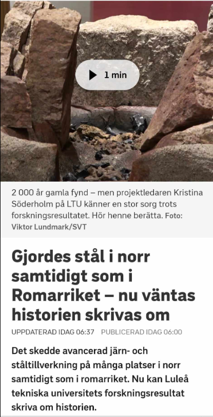 Nordlig Ståltillverkning Samtida Med Romarriket