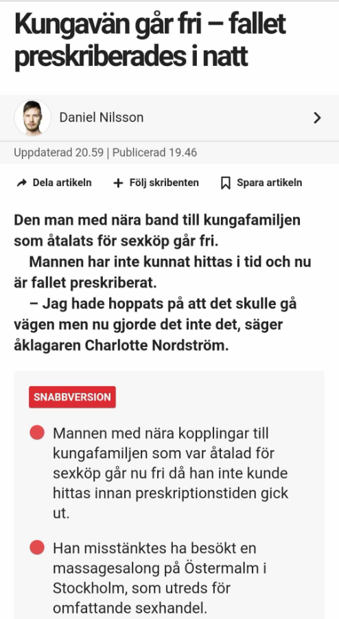 Preskriberat Sexköp För Kungavän & Abolition..