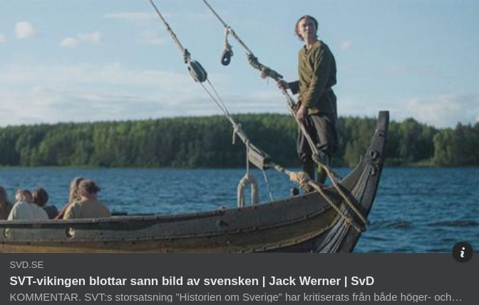 Blottad Viking I SVT Enligt SvD