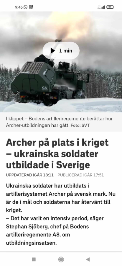 Svenskutbildade På Plats I Ukraina