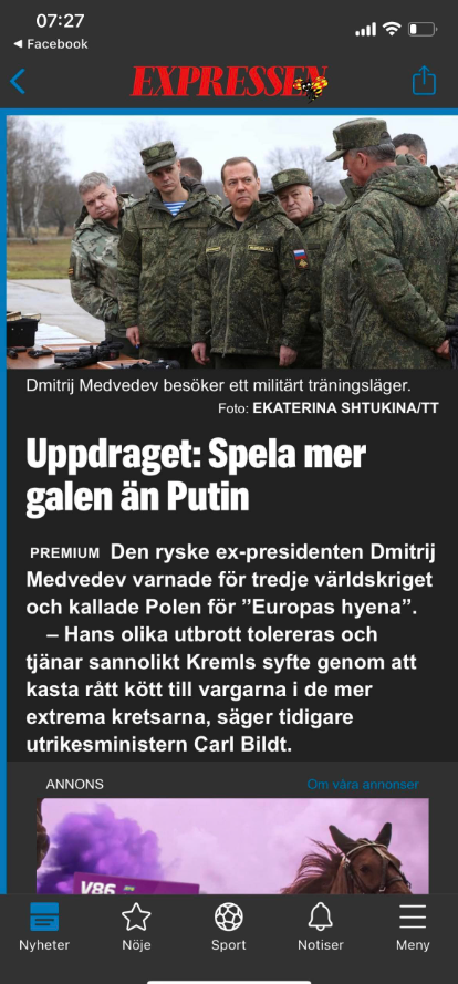 Mer Galen Än Putin..