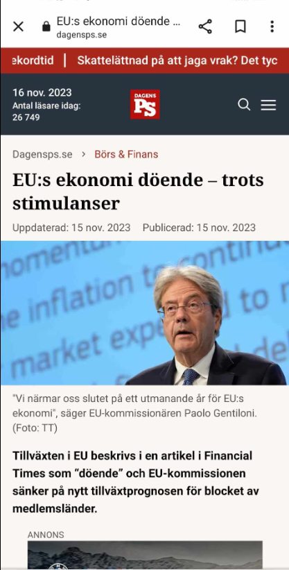 Döende EU-Ekonomi