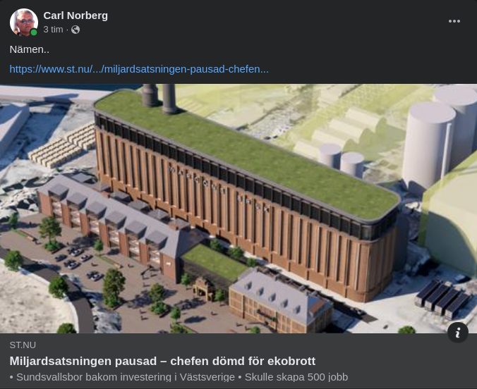 Miljardpaus Efter Chef Dömts För Ekobrott