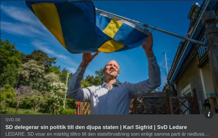 SD & Den Djupa Staten I SvD