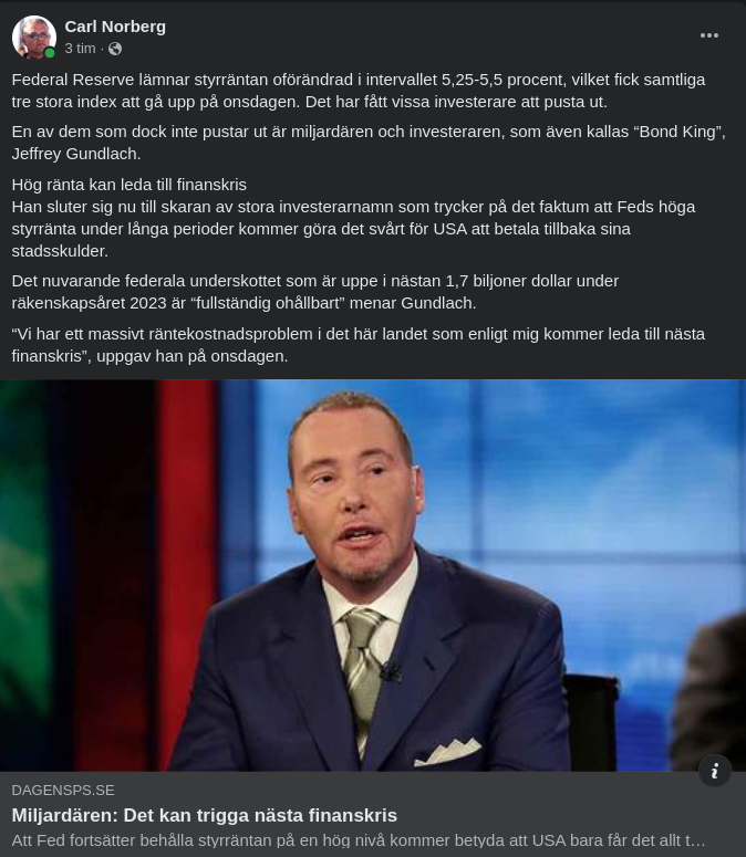 FED & Det Federala Underskottet