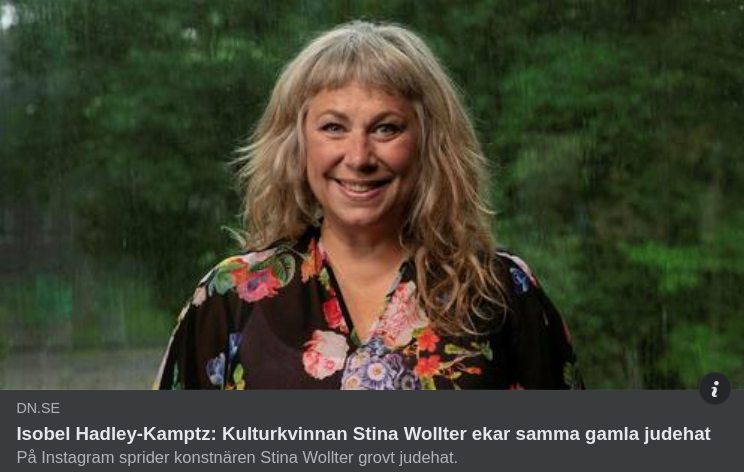 Kulturkvinnoekande Gammalt Judehat I DN